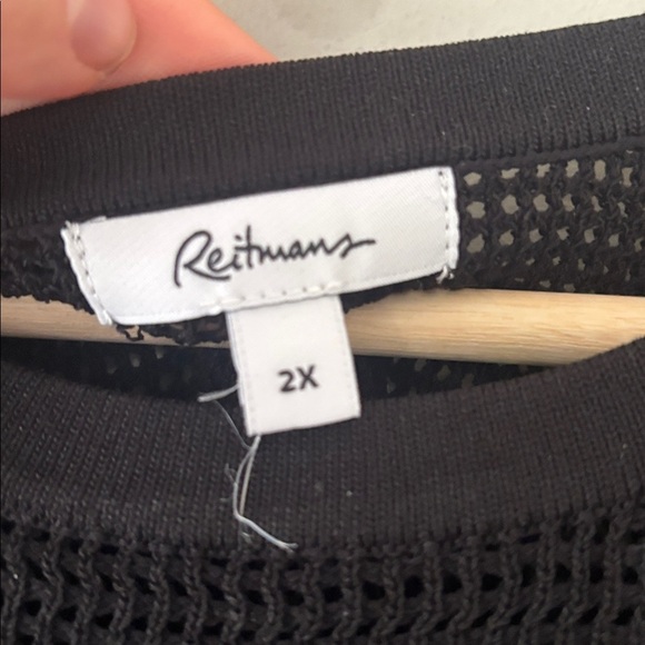 Reitmans Textured Mesh Knit Tank Top - Picture 5 of 7